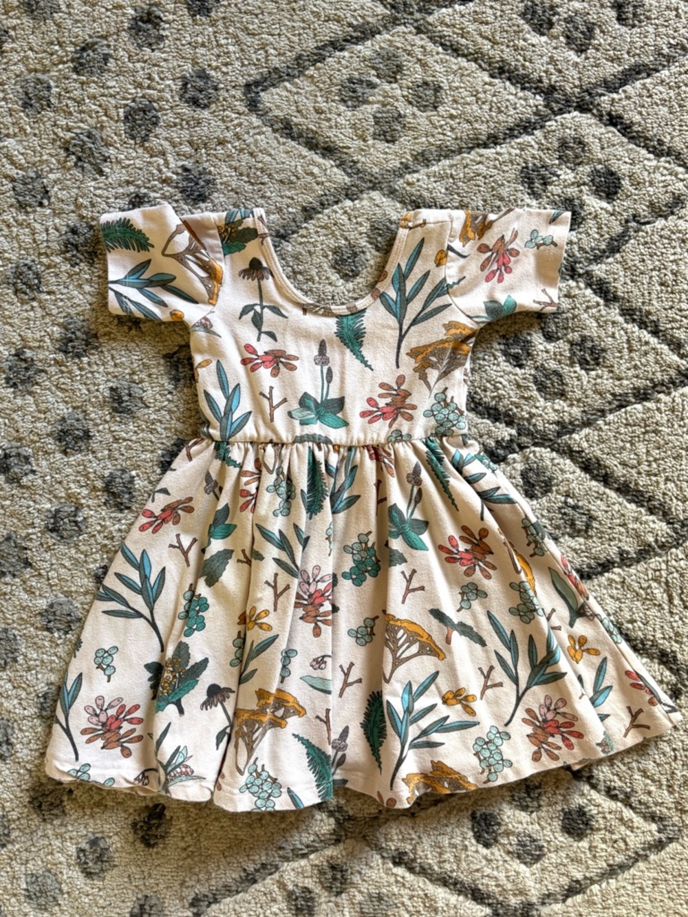Alice+Ames floral patterned twirl dress